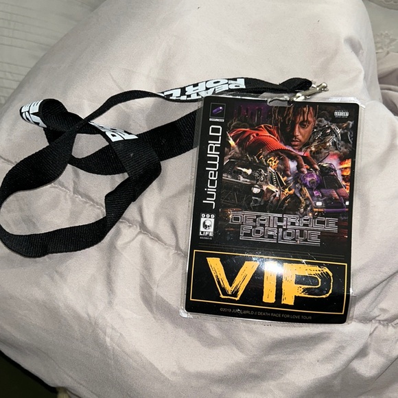 Other Rare Juice Wrld Vip Lanyard Poshmark